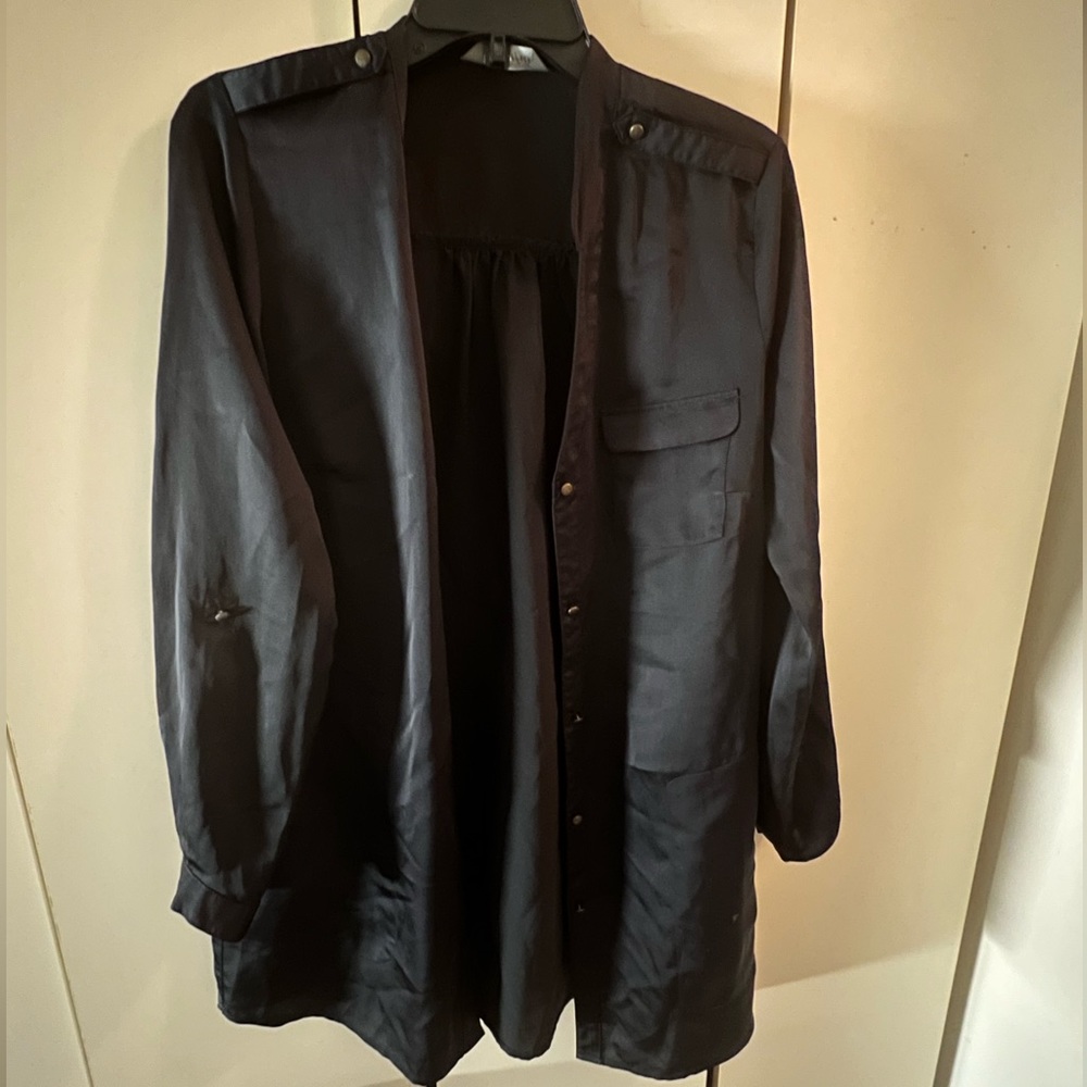 black womens button up size 12